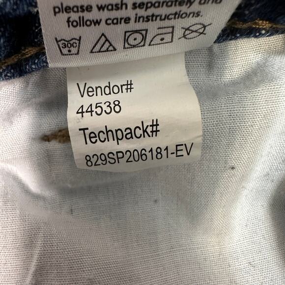 Pacsun Jean Shorts WMNS 29 High Rise Festival Cut-Off Distressed Raw Hem Denim - Picture 9 of 10